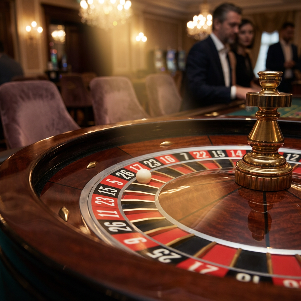 Roleta europeia 144bet - Roda de roleta girando com bola dourada