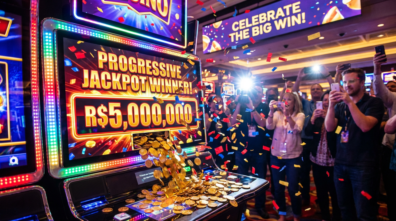 Jackpot progressivo de R$5 milhões em caça-níqueis 144bet